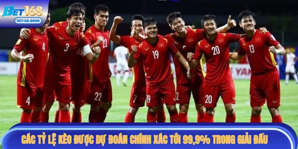 Các tỷ lệ kèo được dự đoán chính xác tới 99,9% trong giải đấu